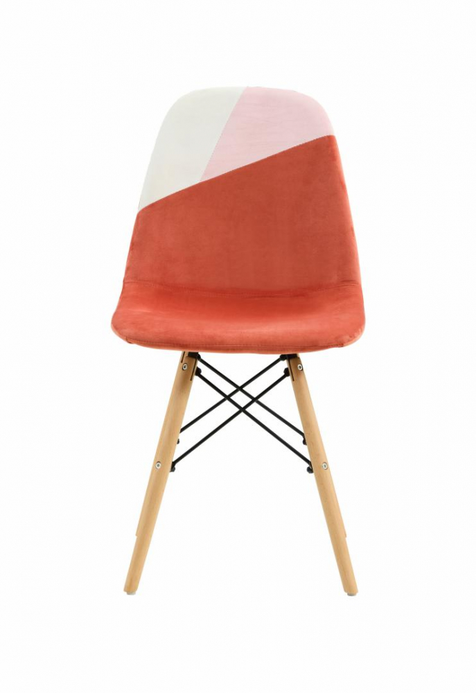 SET 2 SCAUNE STIL SCANDINAV - CORAL [2]