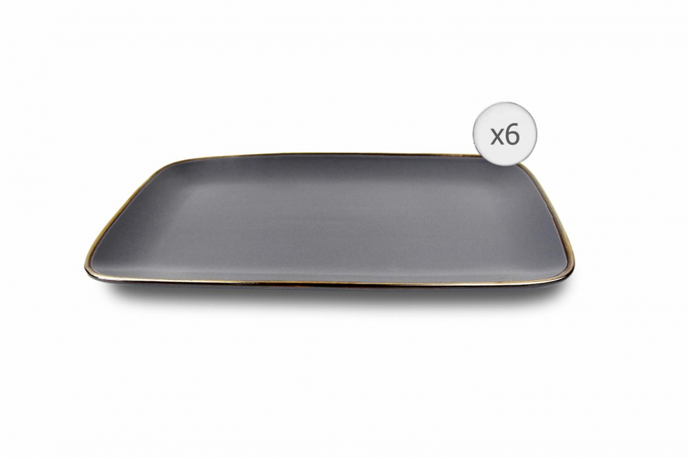 SET 6 PLATOURI CERAMICA 32x20 CM,CALYPSO [1]