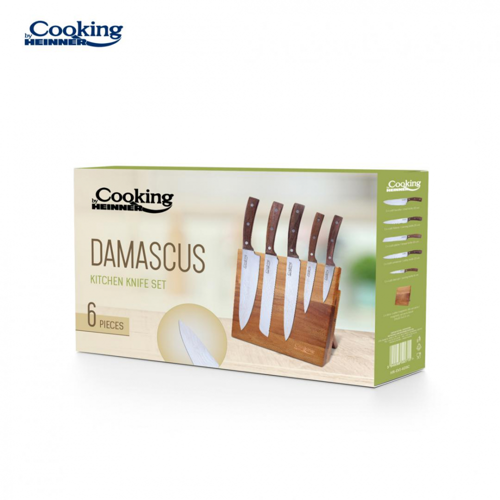 SET CUTITE BUCATAR 6PIESE,DAMASCUS STYLE [6]