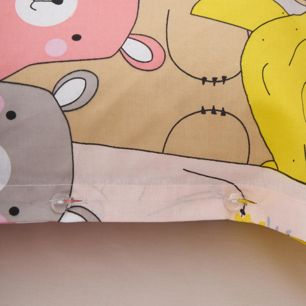 SET DE PAT SINGLE BUMBAC ANIMALS [6]