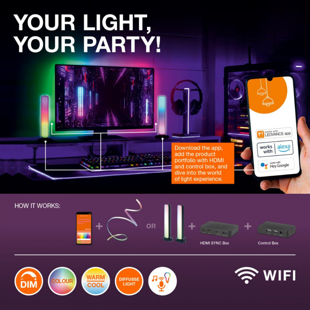 SMART WIFI FLOOR UPDOWN RGB TW BK LEDV [4]