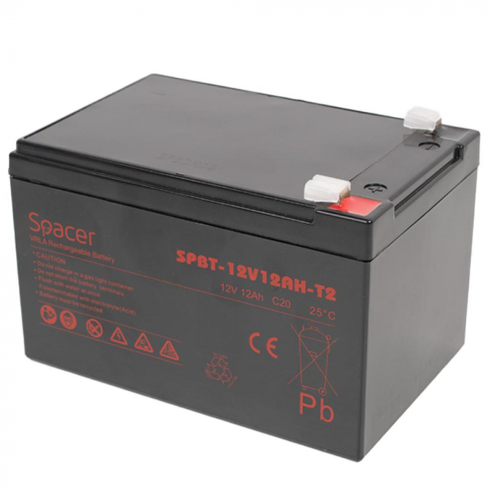 SPC ACUMULATOR UPS 12V/12Ah terminal F1 [1]