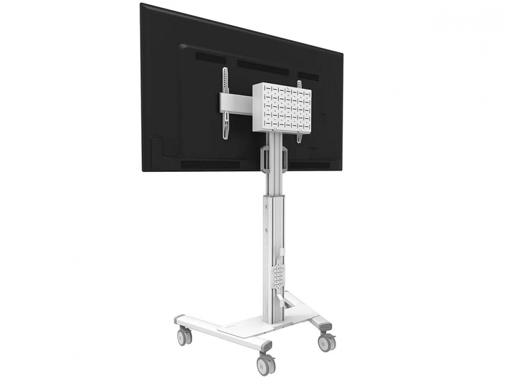 Stand podea mobil NM MUp 37-75" 70kg alb [5]