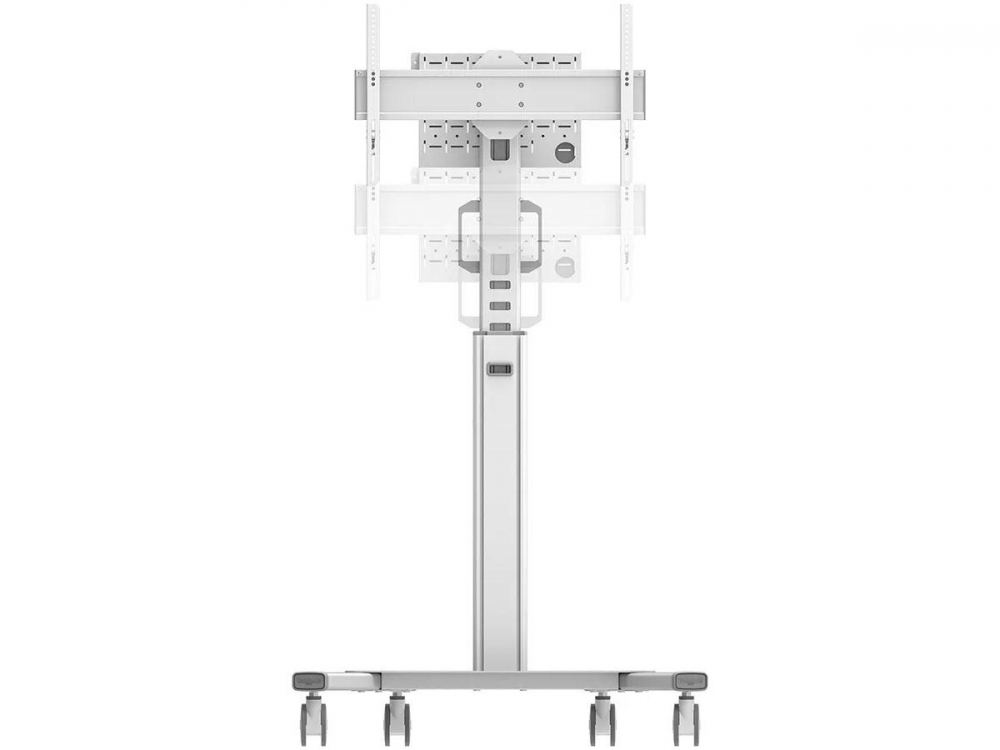 Stand podea mobil NM MUp 37-75" 70kg alb [8]