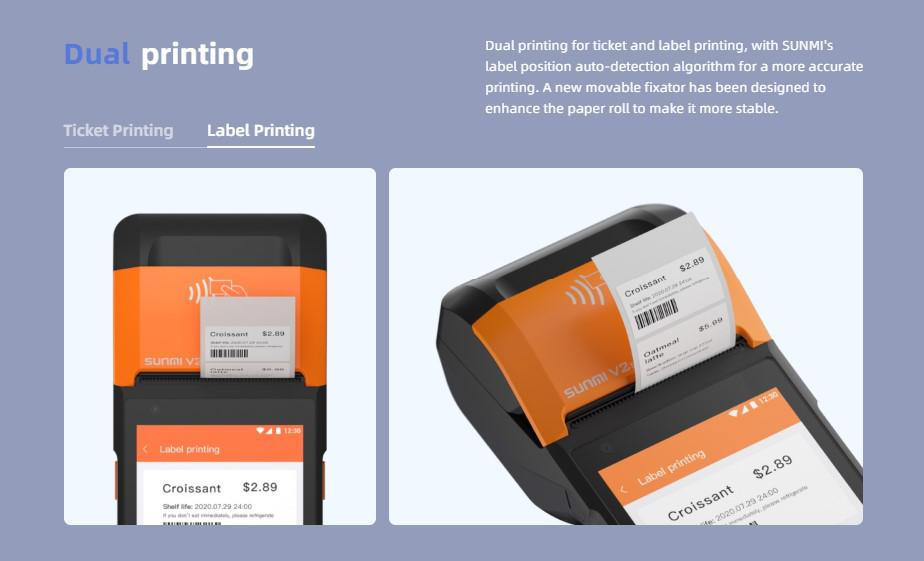 SUNMI T5940 V2s-Wireless data POS System [6]