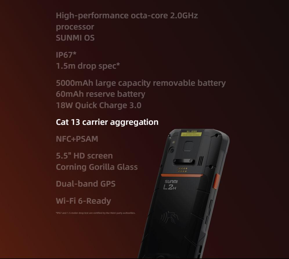 SUNMI T8911 L2H-Handhe.Wireless Terminal [2]