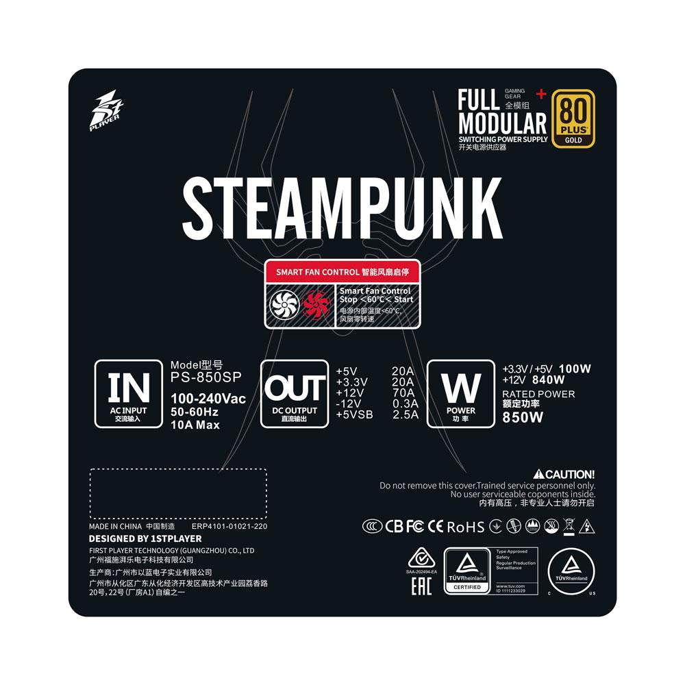 SURSA 1STPLAYER STEAMPUNK 850W [6]