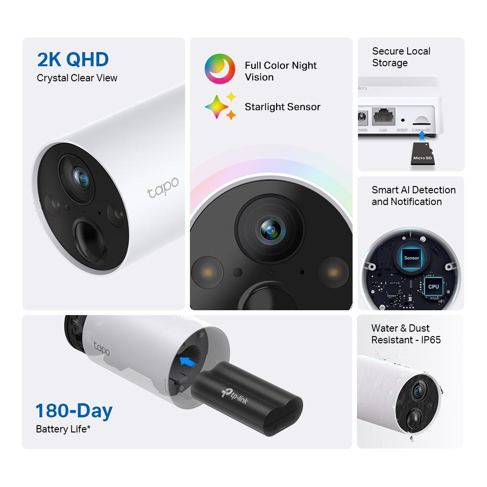 TAPO C420 SMART WIRE-FREE SECURITYCAMERA [5]
