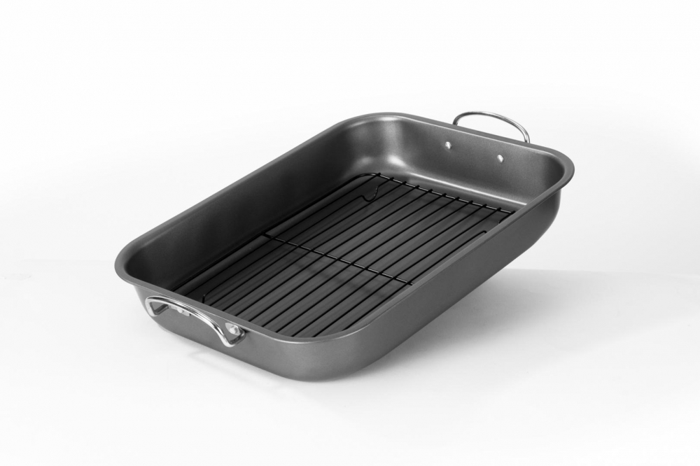 TAVA CUPTOR CU GRILL 39x29x6 CM [2]
