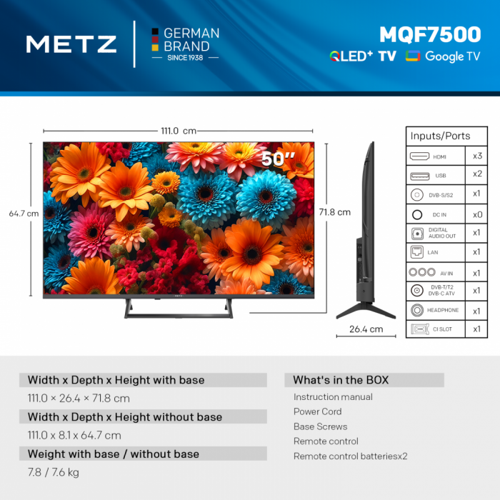 Televizor METZ QLED 50MQF7500Z [7]