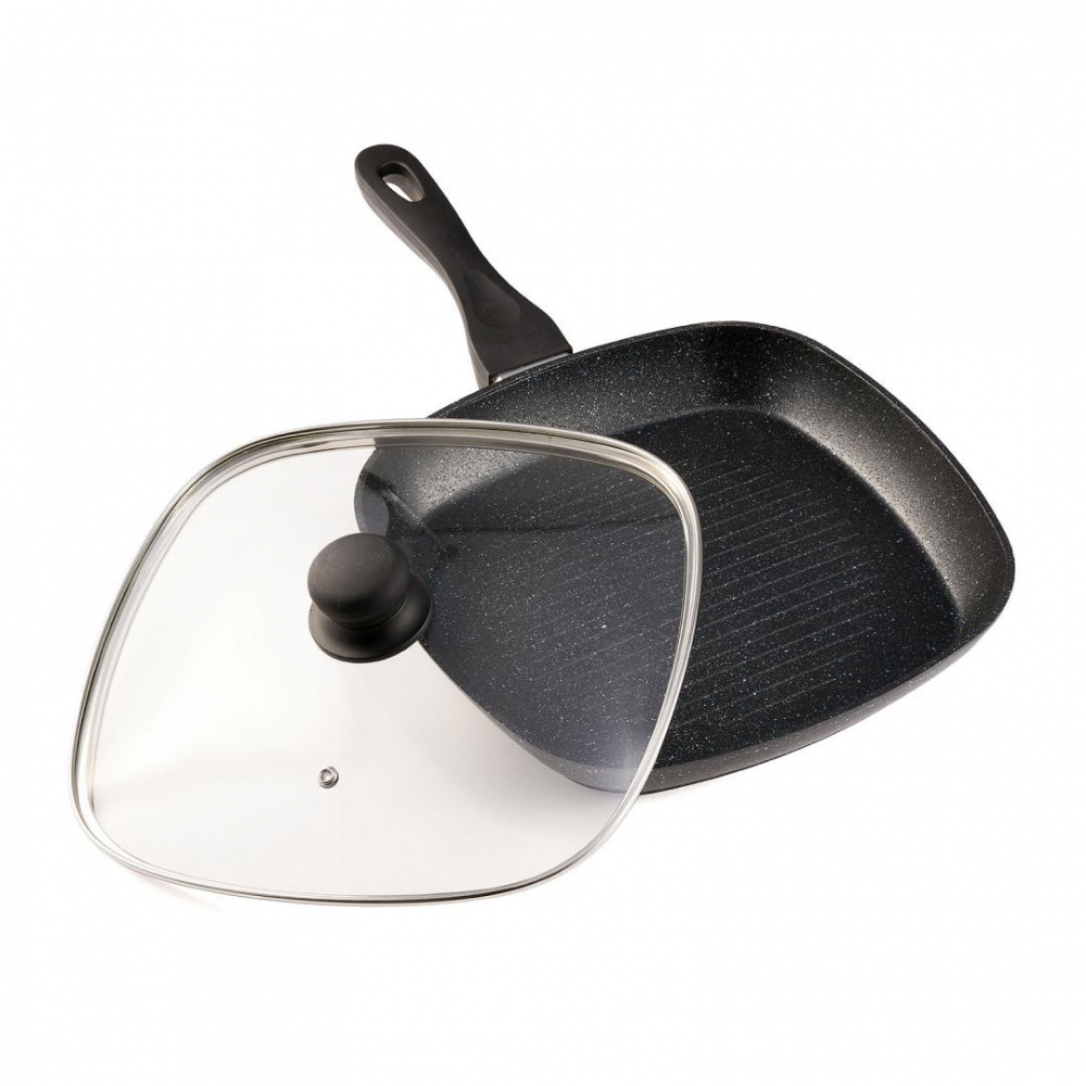 TIG.GRILL ALUM.+CAPAC,28X4CM,BLACK SAND [1]