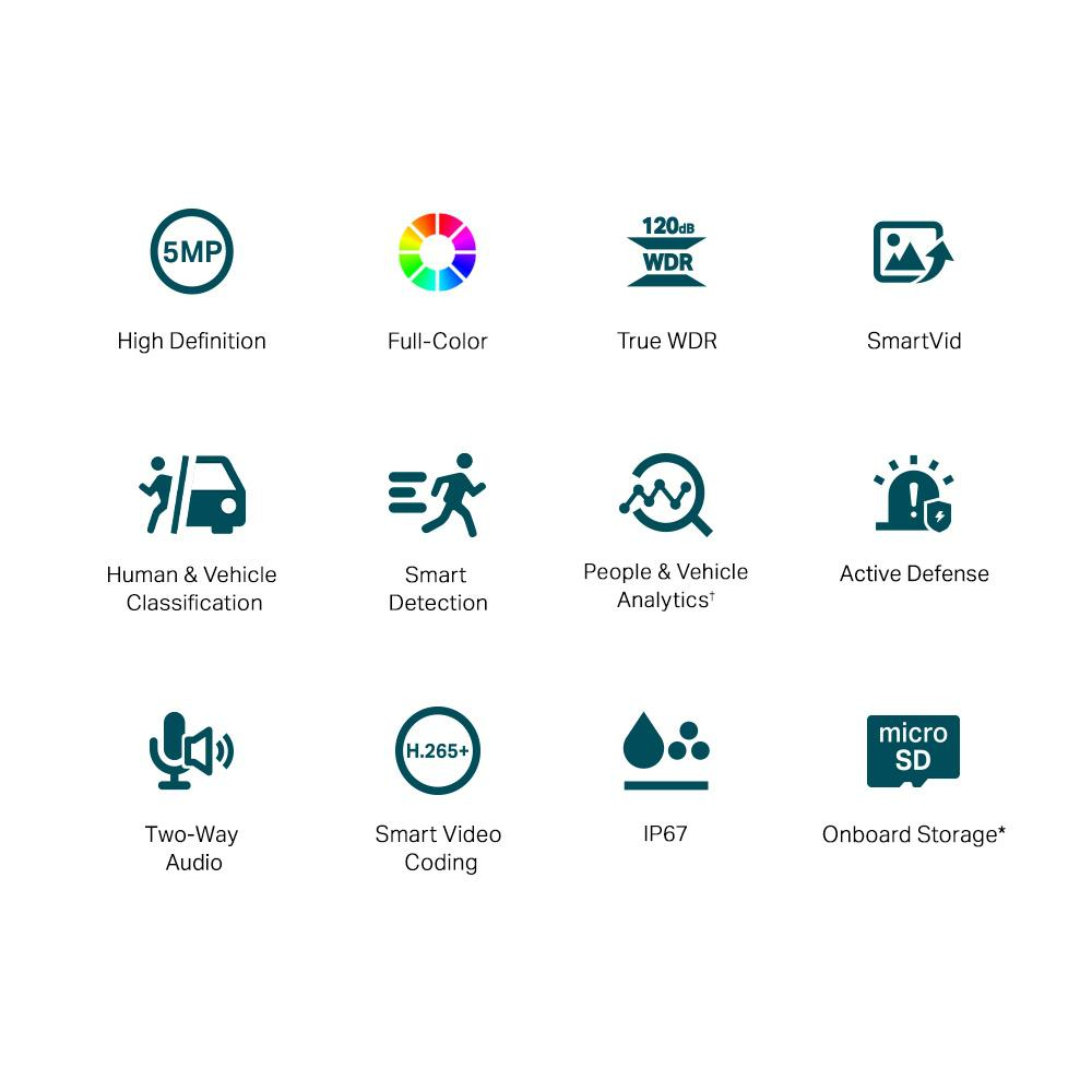 TP-LINK BULLET NTW CAMERA VIGI C350(4mm) [4]