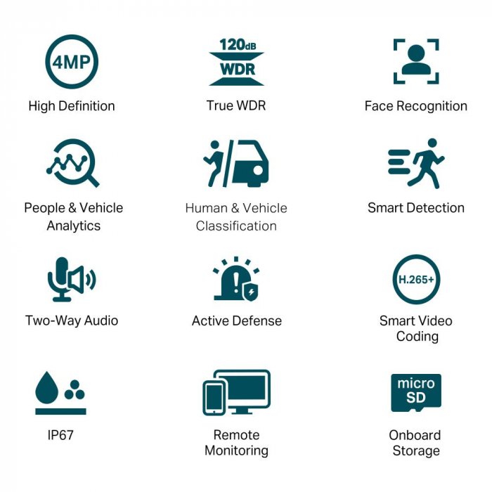 TP-LINK VIGI 4MP BULLET NTW CAMERA 4MM [2]