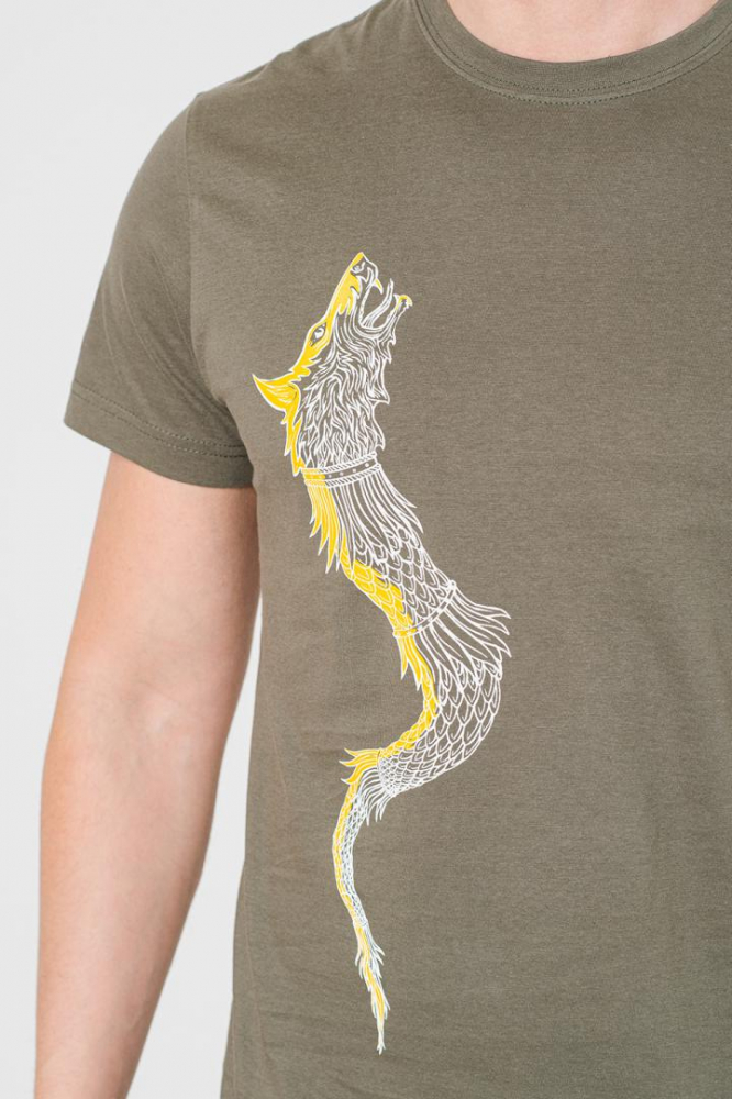 TRICOU CASUAL DRACON BARBATI GRAY-M [5]