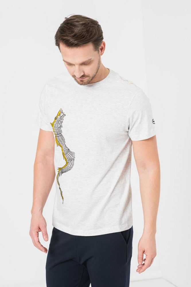 TRICOU CASUAL DRACON BARBATI LIGHT GRAY- [4]