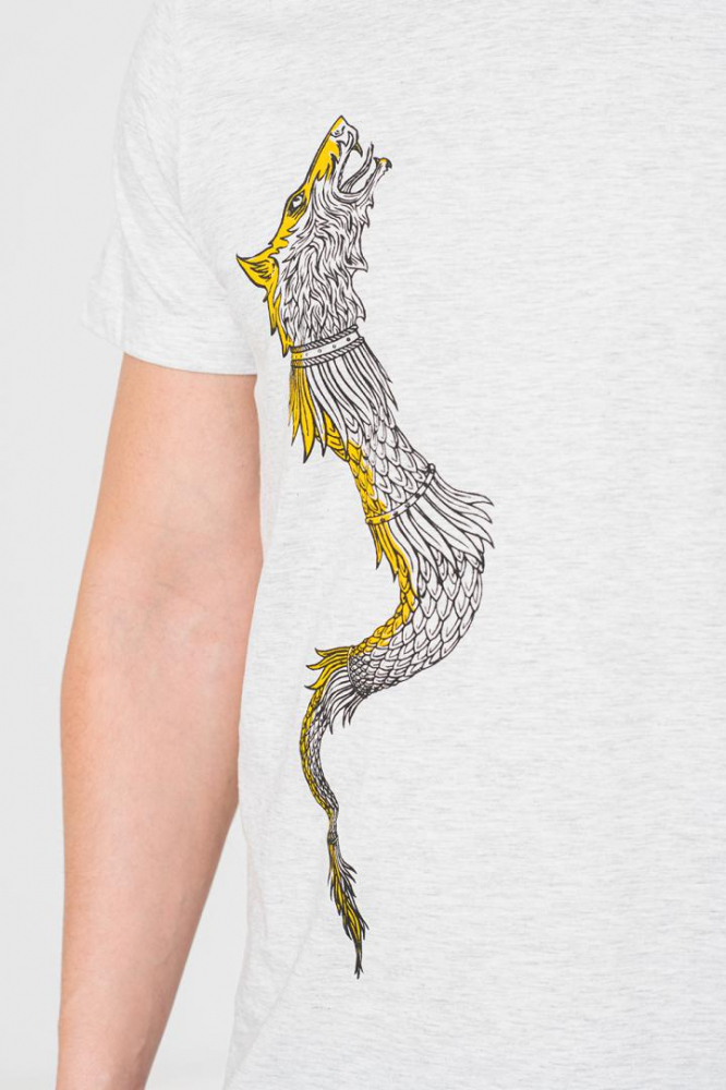 TRICOU CASUAL DRACON BARBATI LIGHT GRAY- [6]