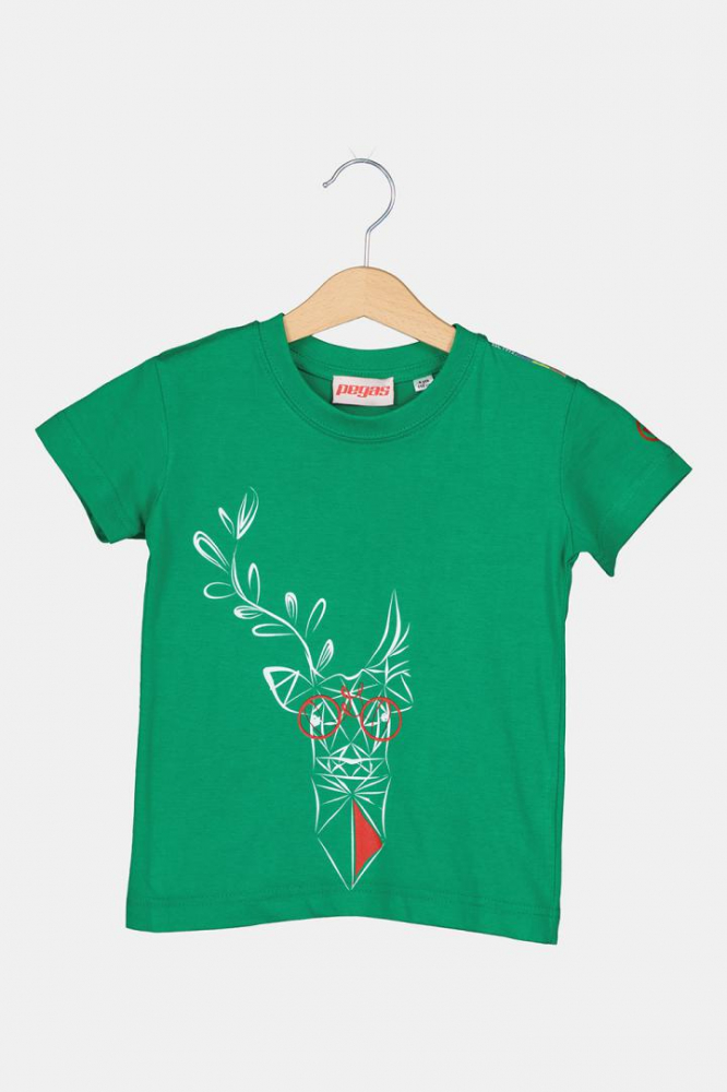 TRICOU CERB FAMILIE COPII K GREEN-12 [1]