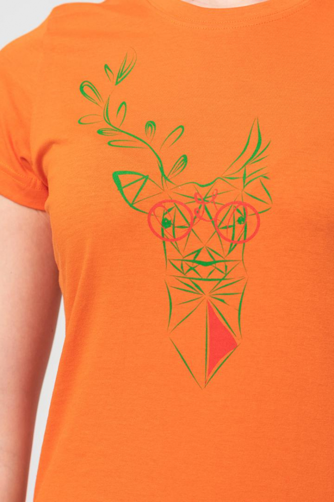 TRICOU CERB FAMILIE FEMEI ORANGE-XL [5]