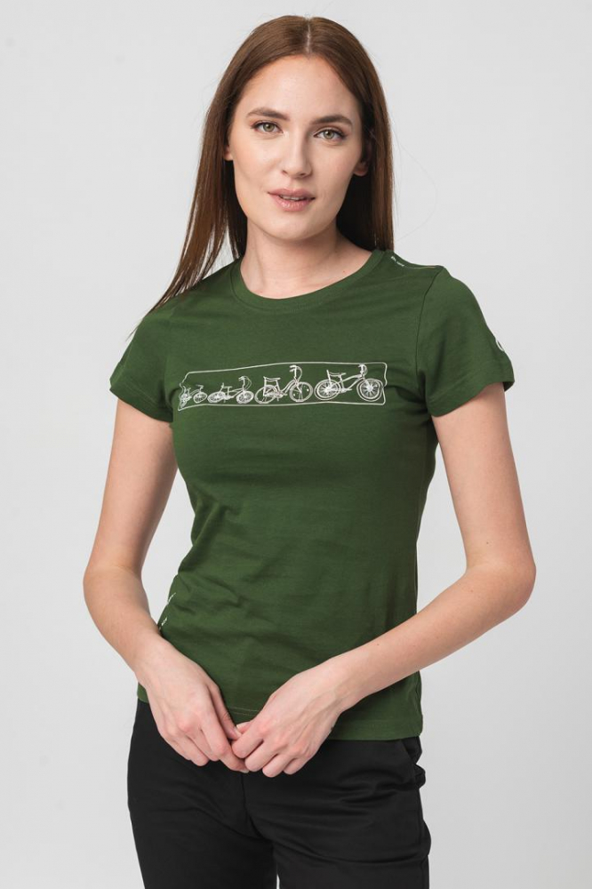 TRICOU LOGOMULTICOLOR FEMEI BOTTLE GRE [4]