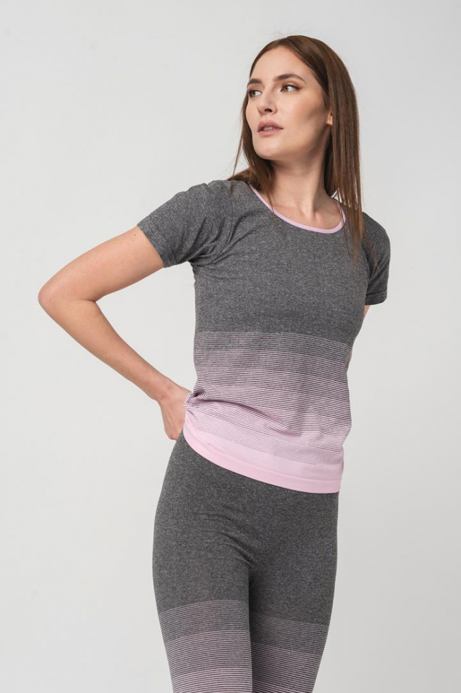 TRICOU PEGAS GREY PINK-L [2]