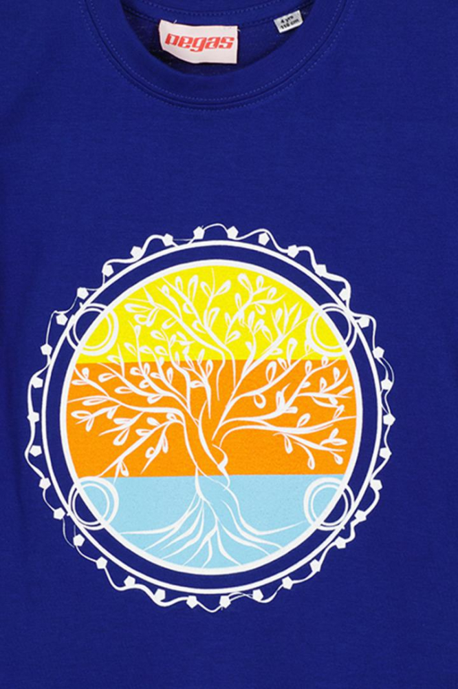 TRICOU ROATA FAMILIE COPII ROYAL BLUE [3]