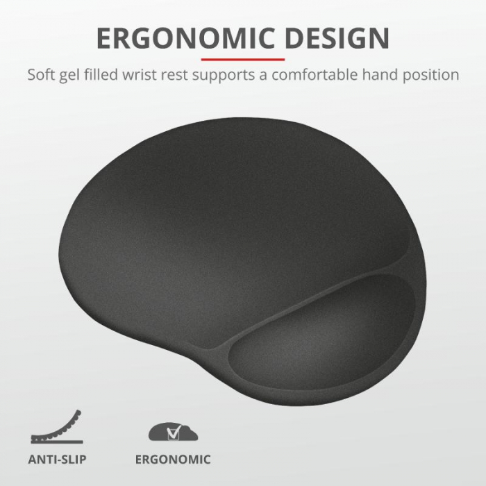 Trust Bigfoot XL Mouse Pad with gel pad [3]