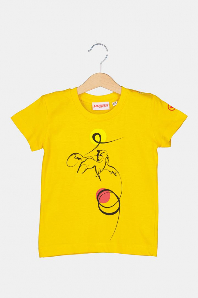 TSHIRT CASUAL C CAL PEGAS YELLOW-12 [1]