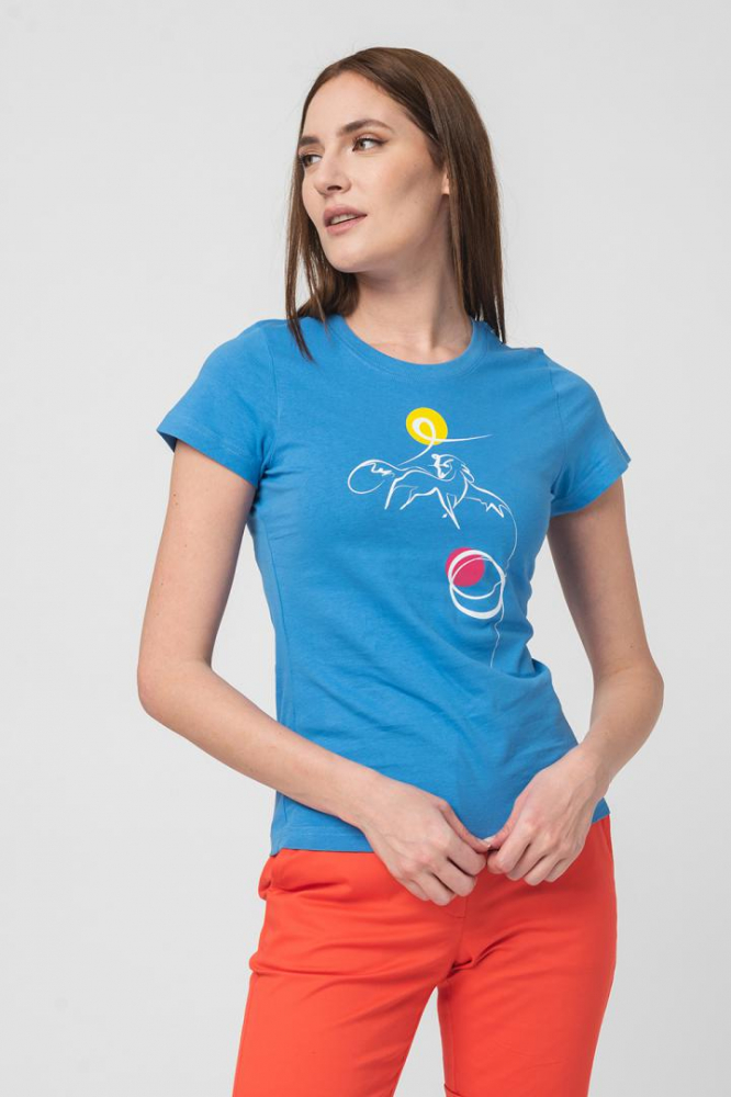 TSHIRT CASUAL F CAL PEGAS AZURE-S [2]