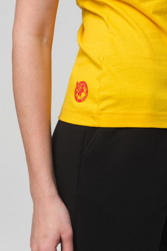 TSHIRT CASUAL F CAL PEGAS YELLOW-S [7]