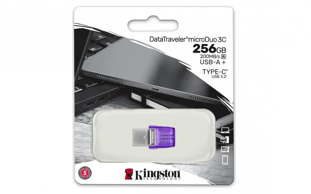 USB 256GB DT mDUO USB 3.0 KS DTDUO3CG3 [3]