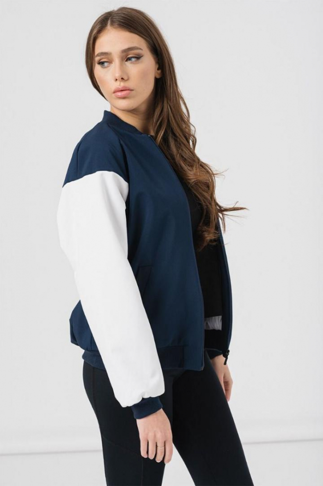 W JACHETA BOMBER NAVY XS [2]