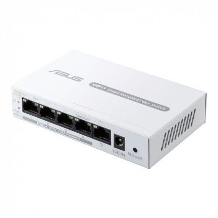 Switch-uri - ASUS 5P GBE POE+ MNG DESKTOP SWITCH