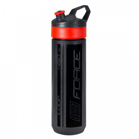 BIDON FORCE LOOP 0.45L TRANSPARENT/ROSU [1]