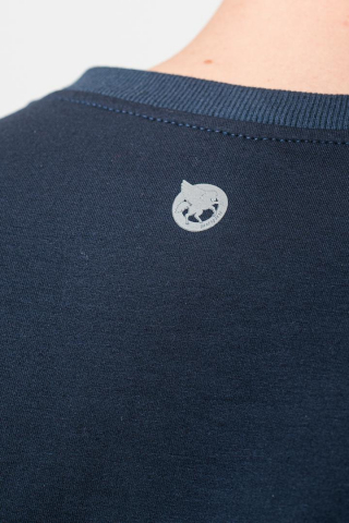 BLUZA COTON CASUAL BARBATI NAVY-M [6]