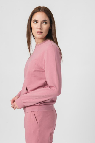 BLUZA COTON CASUAL FEMEI PINK-XL [3]