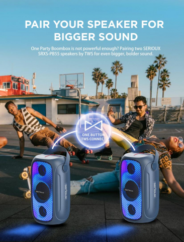 BOXA PORTABILA SERIOUX PARTYBOOM 55W [9]