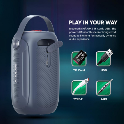 BOXA PORTABILA SERIOUX PARTYBOOM 55W [8]