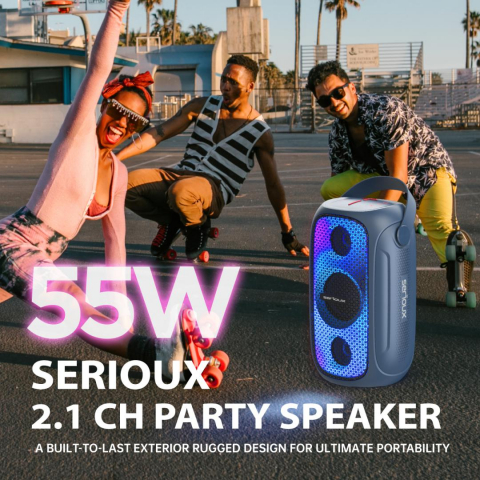 BOXA PORTABILA SERIOUX PARTYBOOM 55W [2]