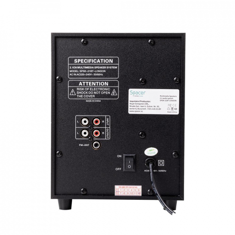 Boxe Spacer 2.1, 20W RMS, cu fir [1]