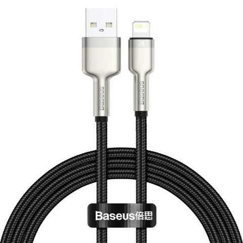 Produse - Cablu Baseus Cafule USB-Lighting, negru