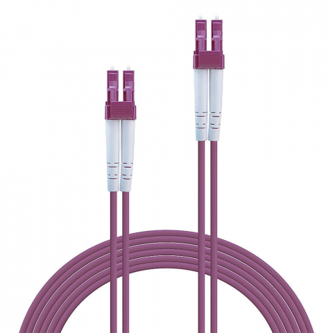 CONECTICA - Cablu Fibra Optica Lindy LC/LC OM4, 3m