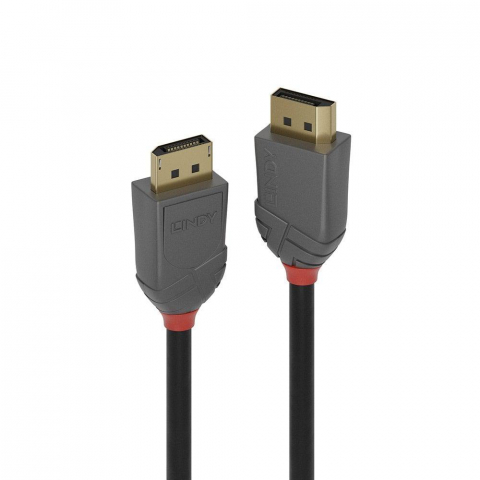 CONECTICA - Cablu Lindy 1m DisplayPort 1.4, Anthra