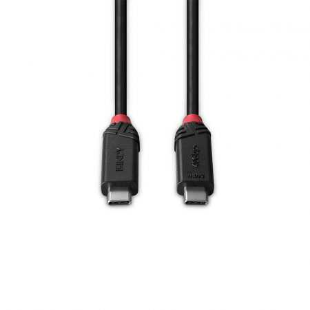Cablu Lindy 1m Type C Male Black Line [3]