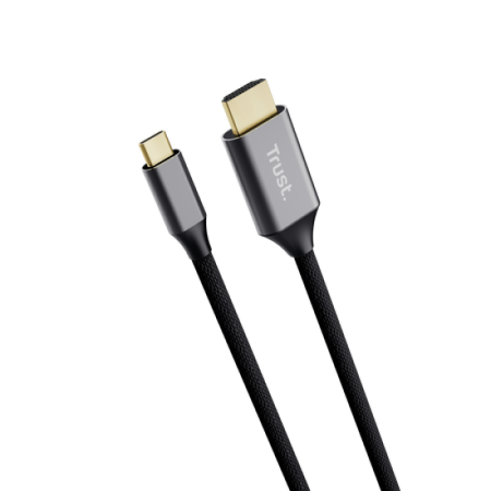 CONECTICA - Cablu Trust Calyx USB-C - HDMI, gri ng