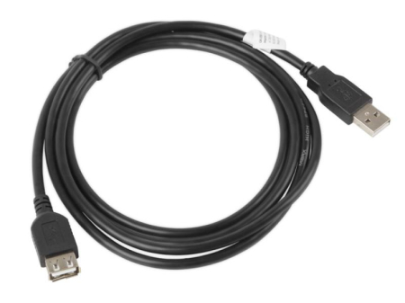 Cabluri video - Cablu USB-A M/F 2.0 1,8 m negru