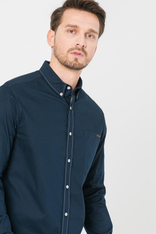 CAMASA CASUAL BARBATI DARK NAVY XL [4]