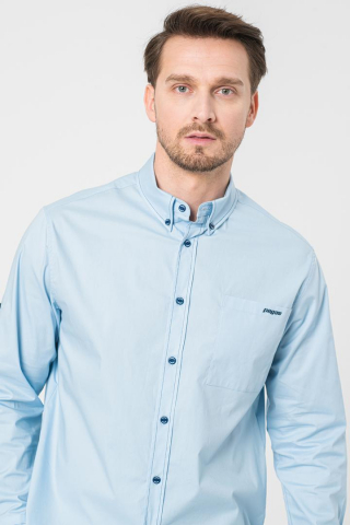 CAMASA CASUAL BARBATI LIGHT BLUE XL [5]