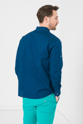 CAMASA CASUAL BARBATI LIGHT NAVY S [2]