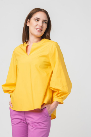 Produse - CAMASA CASUAL FEMEI YELLOW S