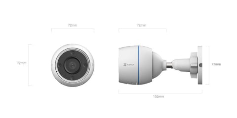SUPRAVEGHERE VIDEO IP - CAMERA WIFI 3MP 2.8MM IR 30M IP67